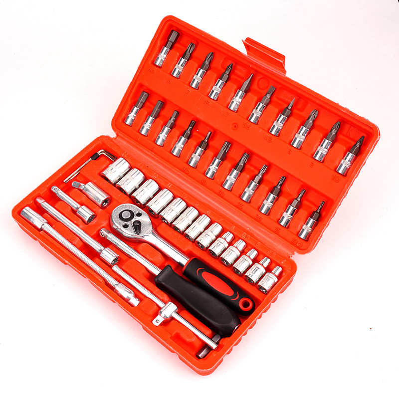 46件套套筒快速棘轮扳手