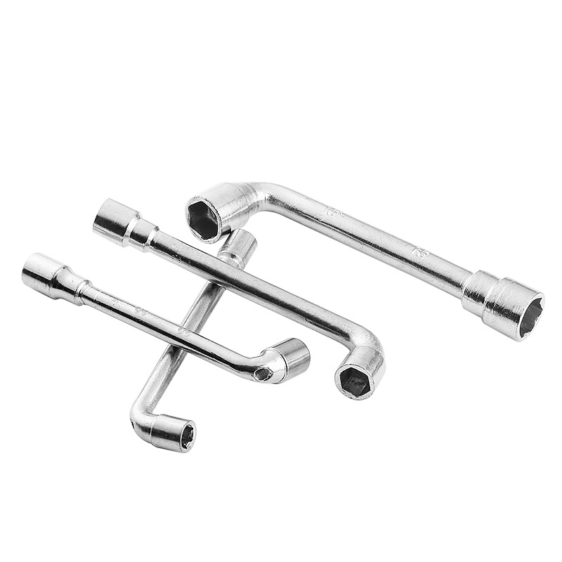 双头45#钢L型铣口烟斗穿孔套筒弯头扳手