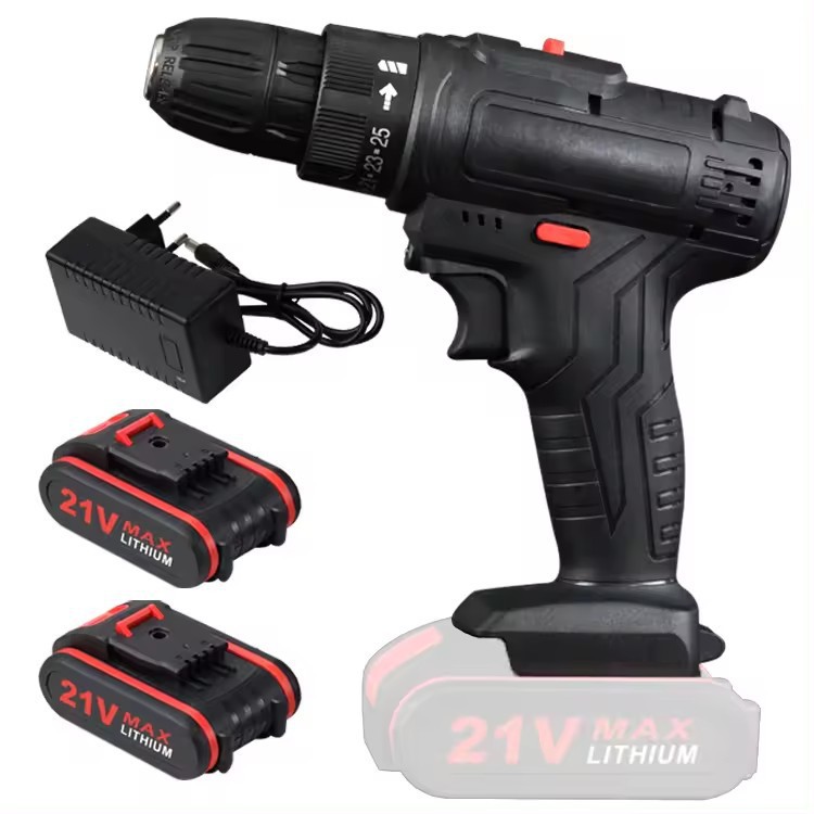 21V 黑土双速充电钻